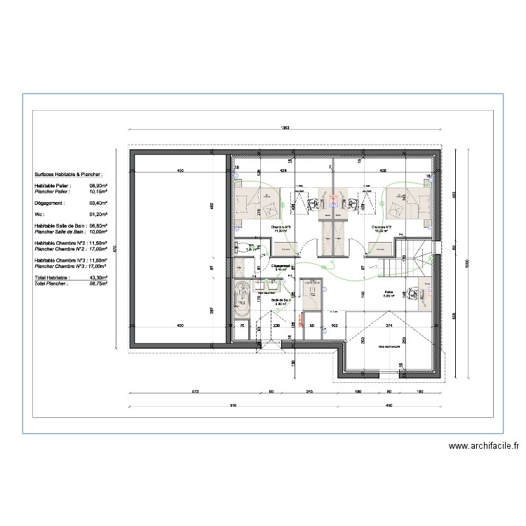 Martinez combles. Plan de 0 pièce et 0 m2