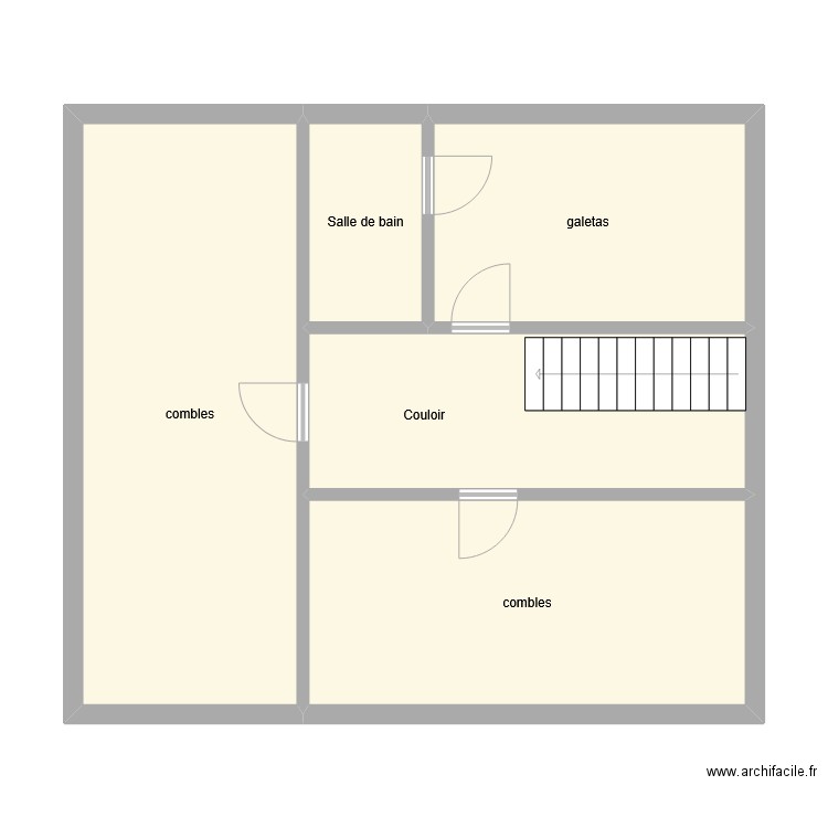 Yvorne, combles ch scie 2. Plan de 0 pièce et 0 m2