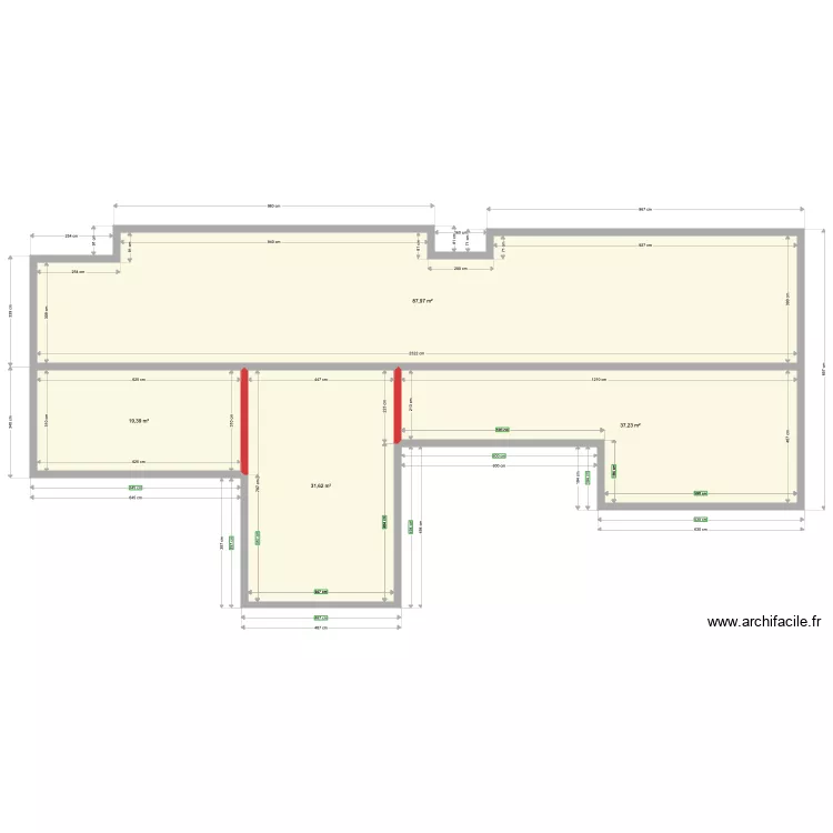 Solliec et bazin. Plan de 