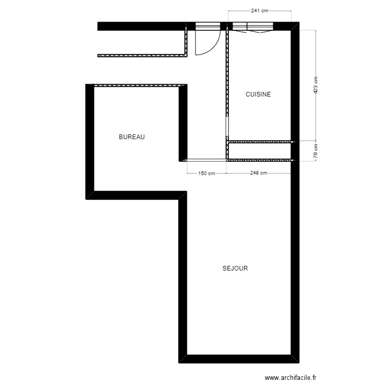 CHAPOT SURFACES. Plan de 0 pièce et 0 m2