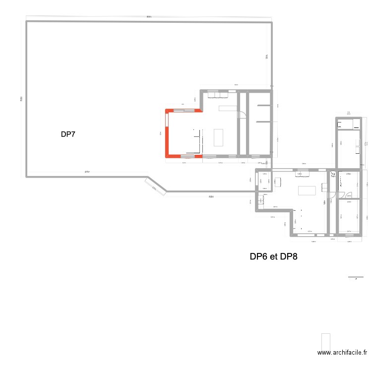 RDC Maison. Plan de 21 pièces et 356 m2