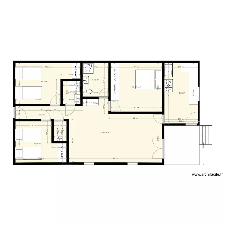 Gisou2. Plan de 