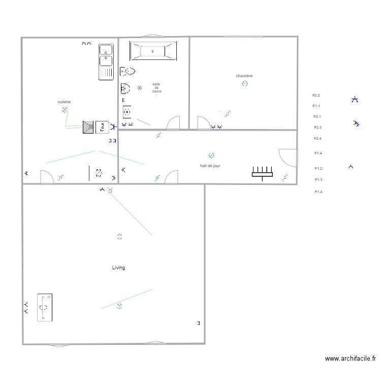 Larbais. Plan de 0 pièce et 0 m2