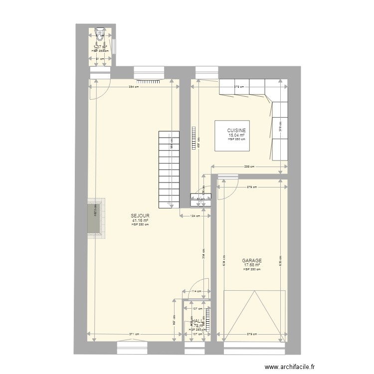 KEBERLE RDC. Plan de 0 pièce et 0 m2