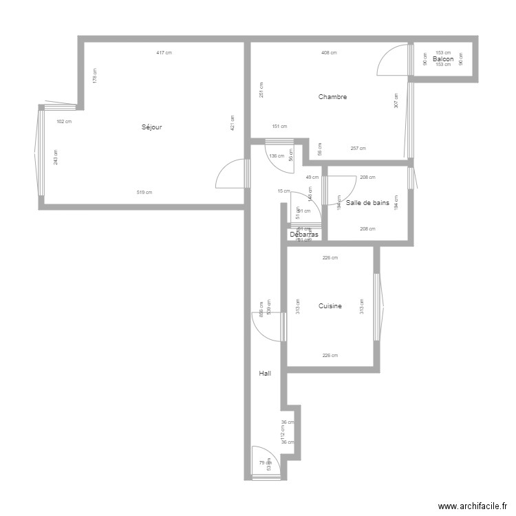 Appartement Quai Mativa 25B. Plan de 0 pièce et 0 m2