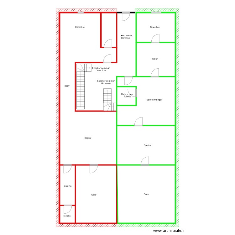 edd plaisance  rdc g. Plan de 0 pièce et 0 m2