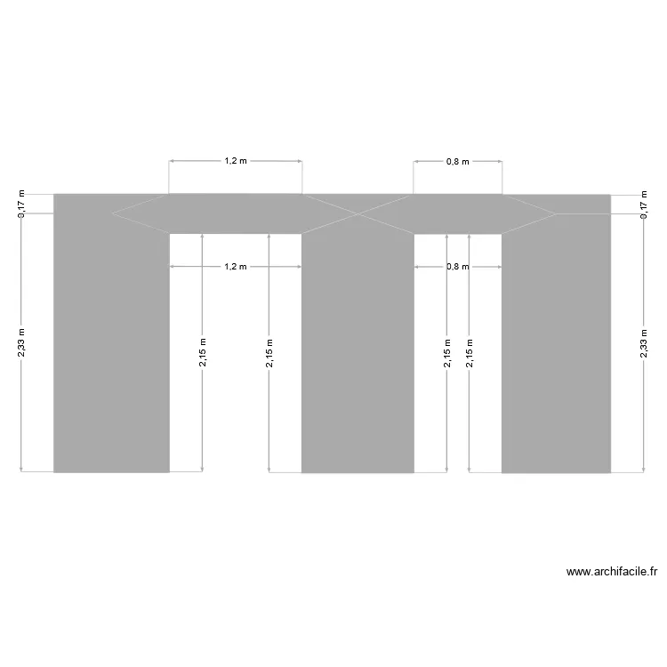 ABRIS FACE AVANT. Plan de 