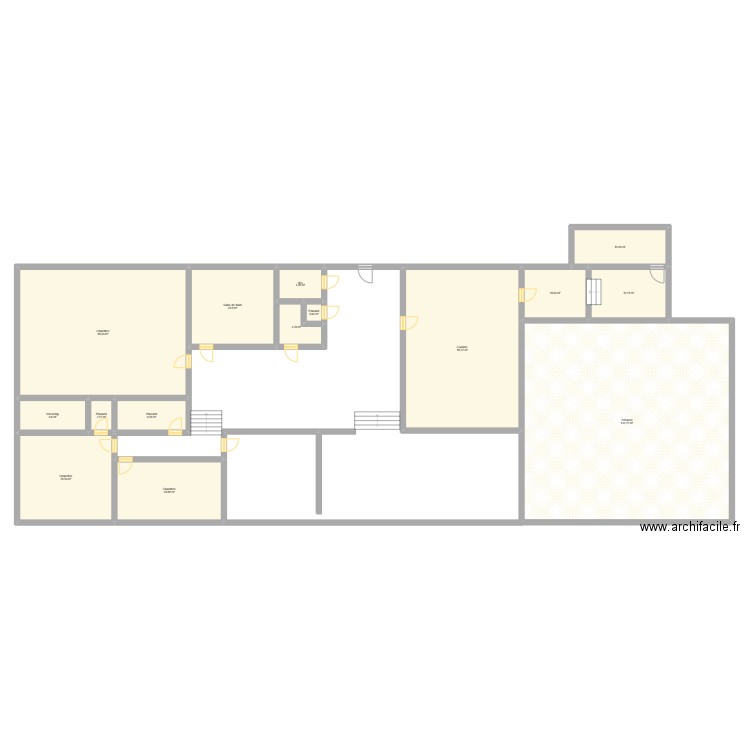 Maison fleurieu. Plan de 15 pièces et 385 m2
