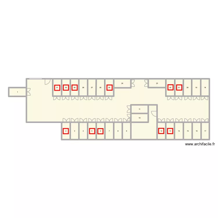 box st maur. Plan de 33  et 129 m²