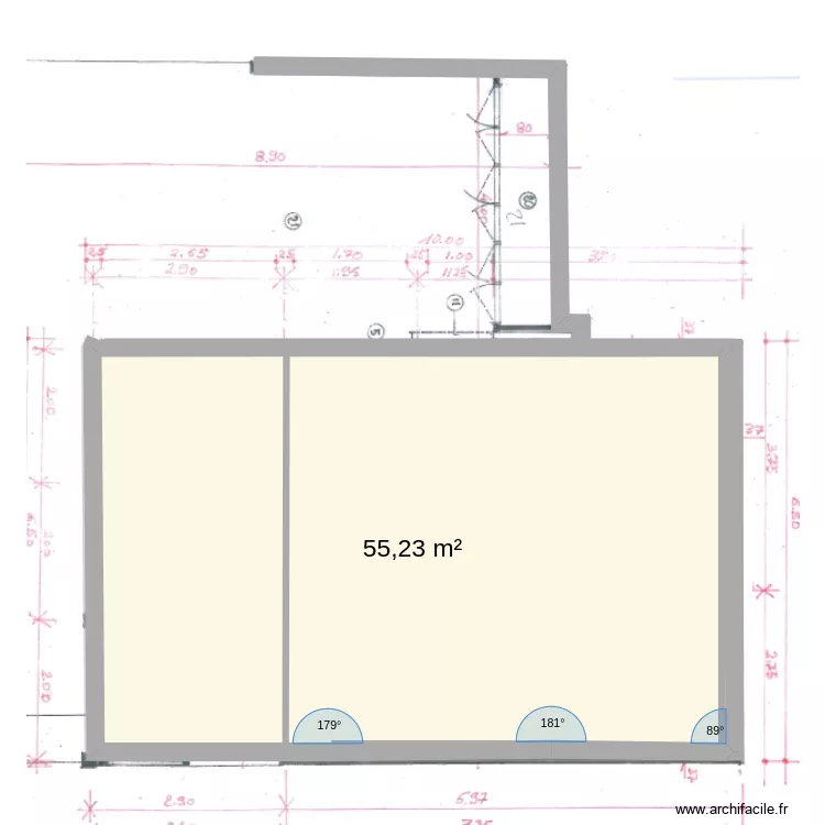 maison Rambaud . Plan de 