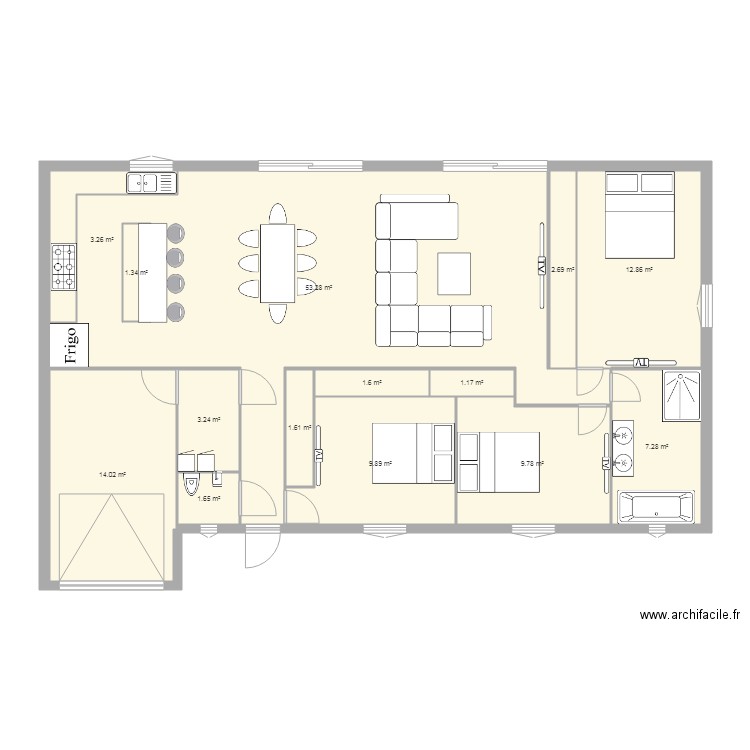 plan final. Plan de 0 pièce et 0 m2