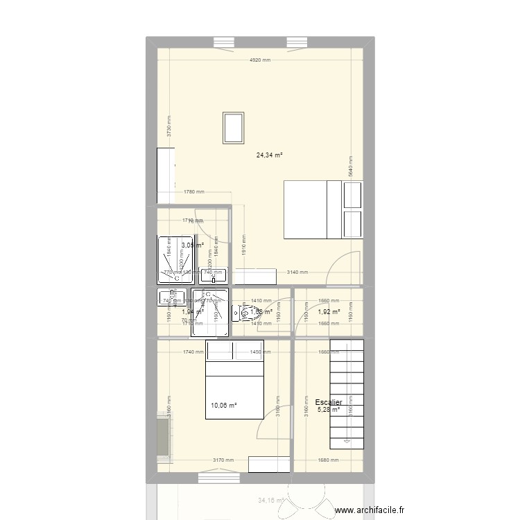 LiberteRiberac. Plan de 22 pièces et 260 m2