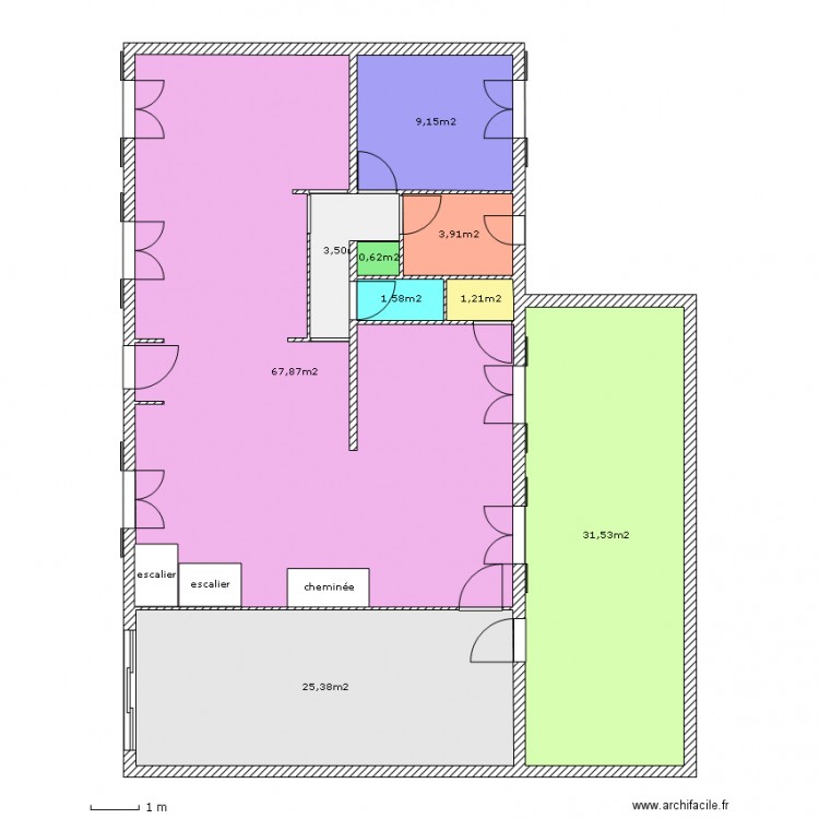 solution 4. Plan de 0 pièce et 0 m2