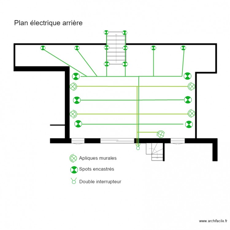 Plan Maison Hermin arriere. Plan de 0 pièce et 0 m2