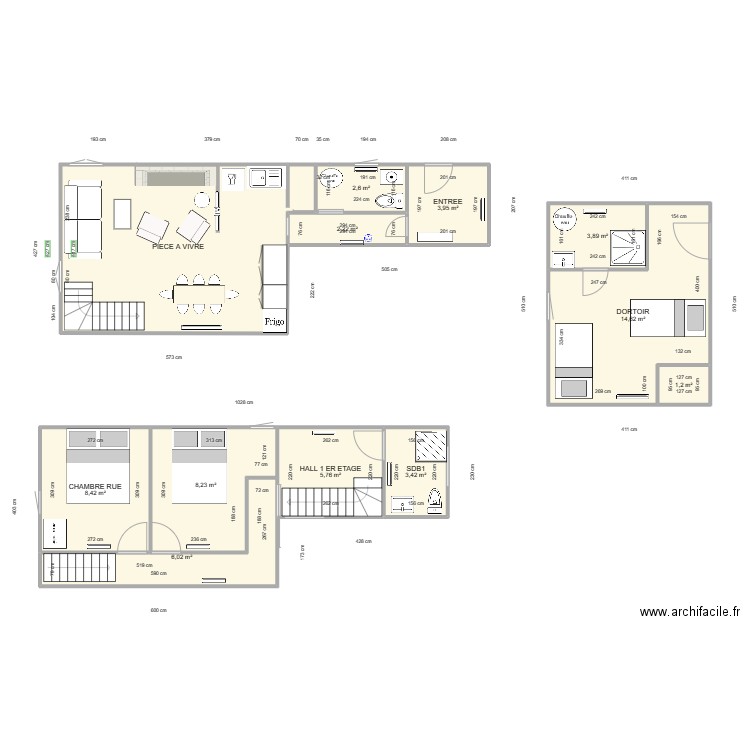 Gite Luchon. Plan de 0 pièce et 0 m2