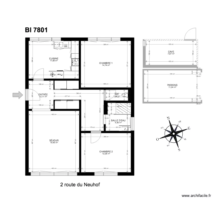 PLANS BI 7801. Plan de PLANS BI 7801. Plan de