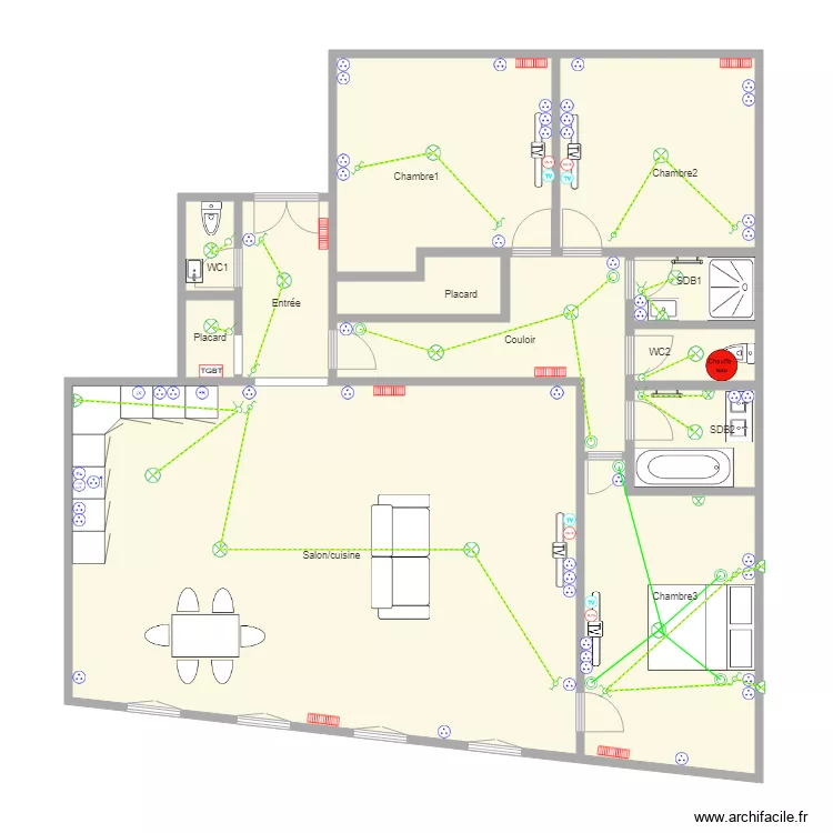 saint honor&eacute;. Plan de 