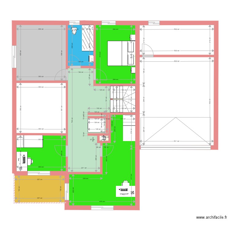 NoirmontEtage24. Plan de 0 pièce et 0 m2