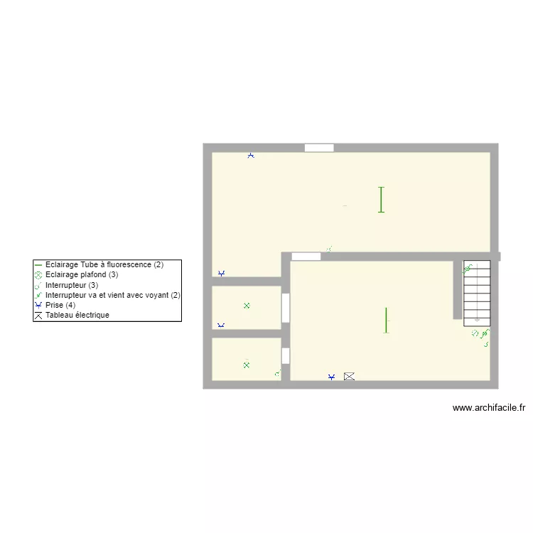 cave. Plan de 
