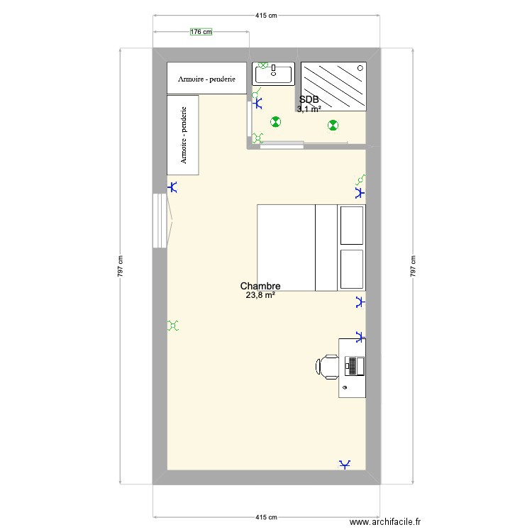 LE THOR T2. Plan de 0 pièce et 0 m2
