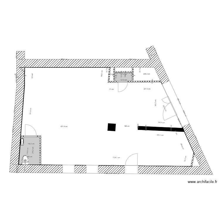 SIMON PROJET 1. Plan de 3 pièces et 5 m2