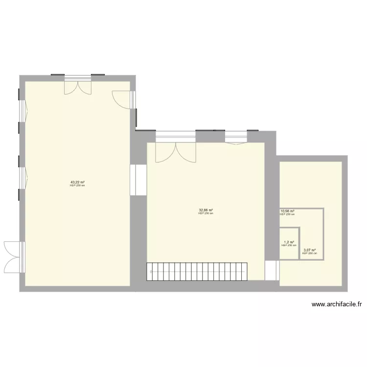 rdc extension comte. Plan de rdc extension comte. Plan de