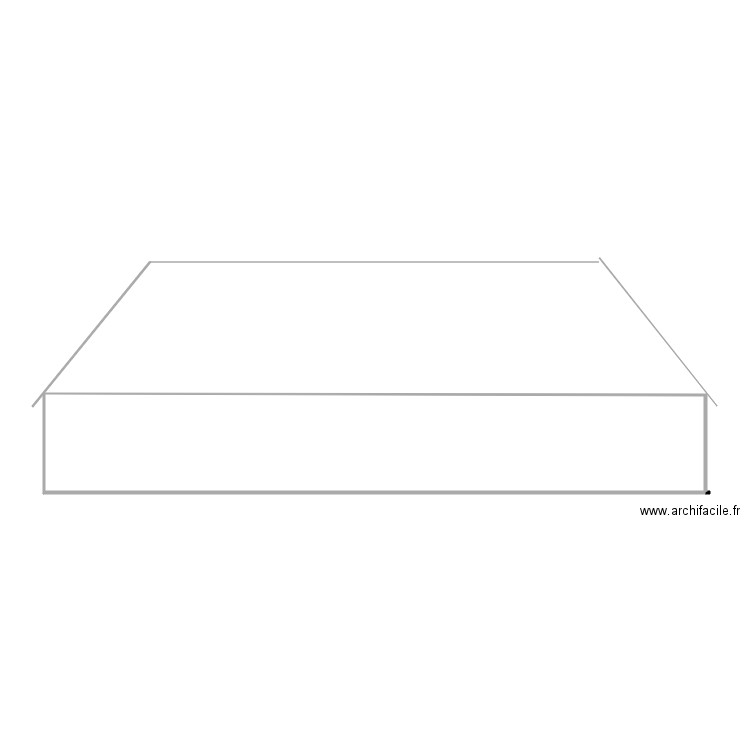 coupe facade. Plan de 0 pièce et 0 m2