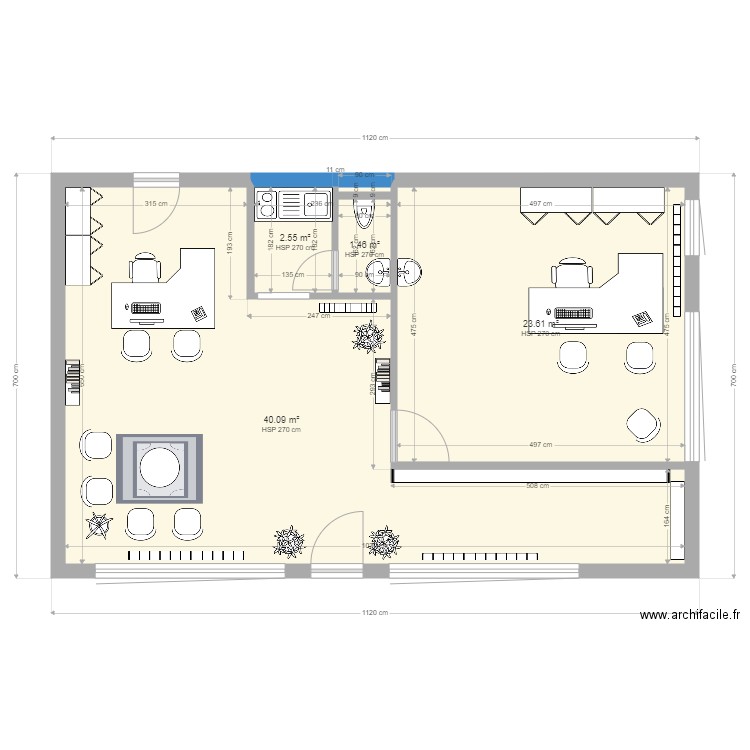 plan cabinet Chairi. Plan de 0 pièce et 0 m2