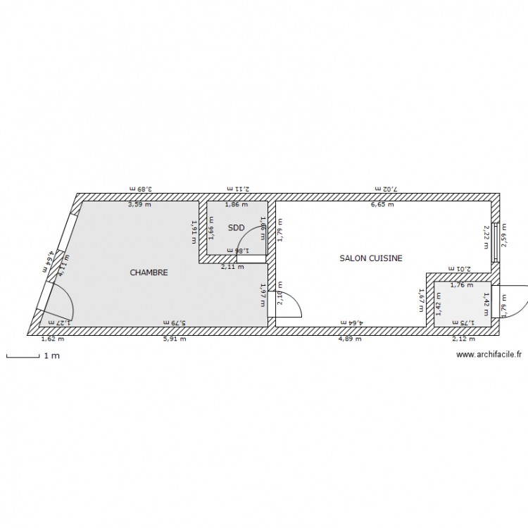 chaussée de charleroi REZ. Plan de 0 pièce et 0 m2