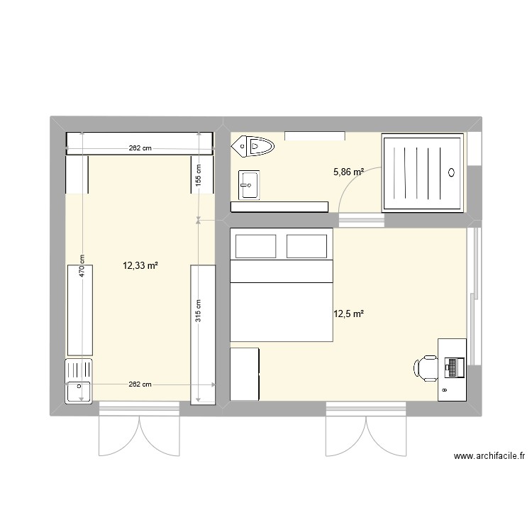 noutcaseannexeV2. Plan de 0 pièce et 0 m2