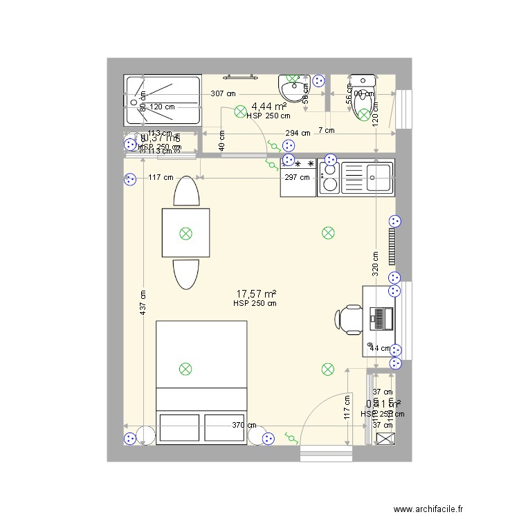 garage. Plan de 0 pièce et 0 m2