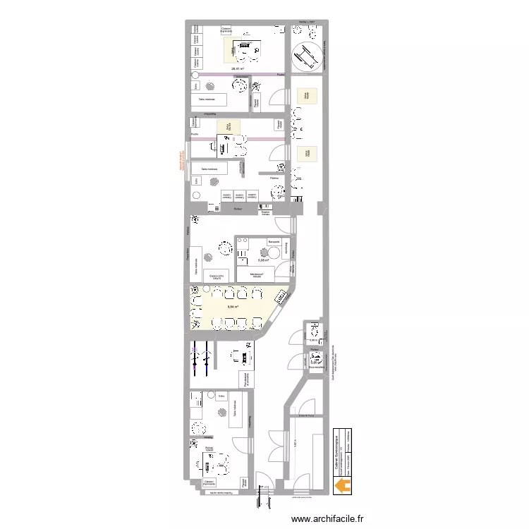 CabGyneco_NewAmenagement_V5. Plan de CabGyneco_NewAmenagement_V5. Plan de