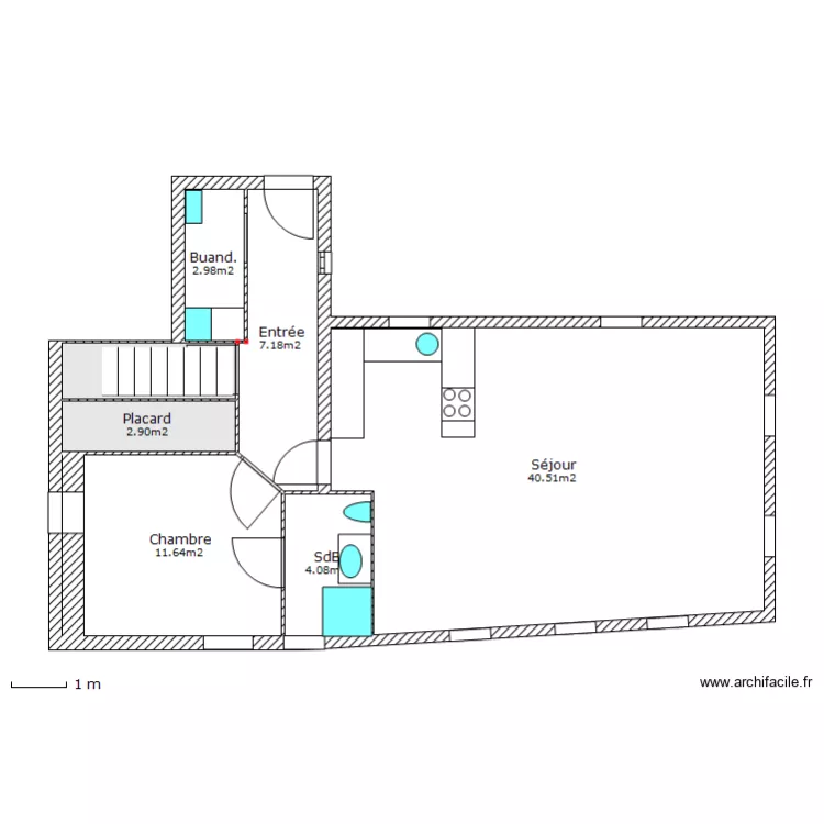 Sor&egrave;de_Maison_&eacute;tage2. Plan de 