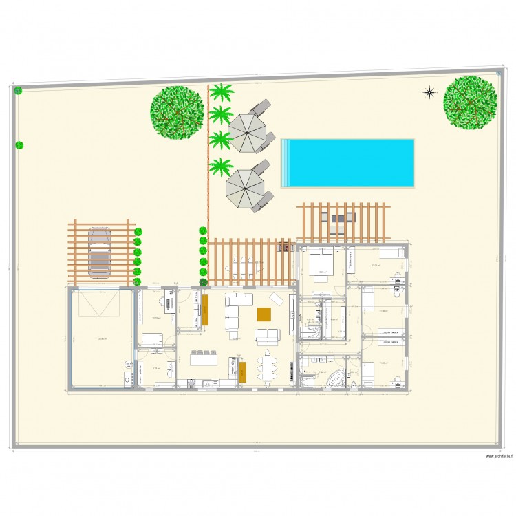 Mazeau 1. Plan de 0 pièce et 0 m2