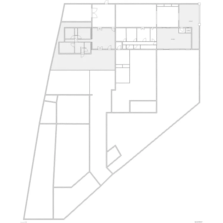 agrandissement   mh   2 chambres  ren&eacute; nathalie. Plan de 