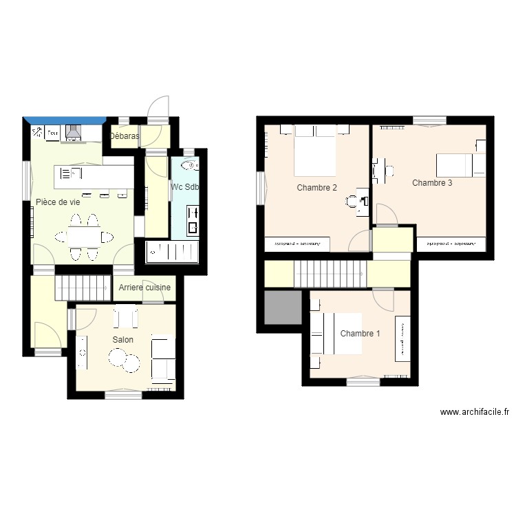 Projet BERSOT IMMOBILIER TAVAUX. Plan de 0 pièce et 0 m2