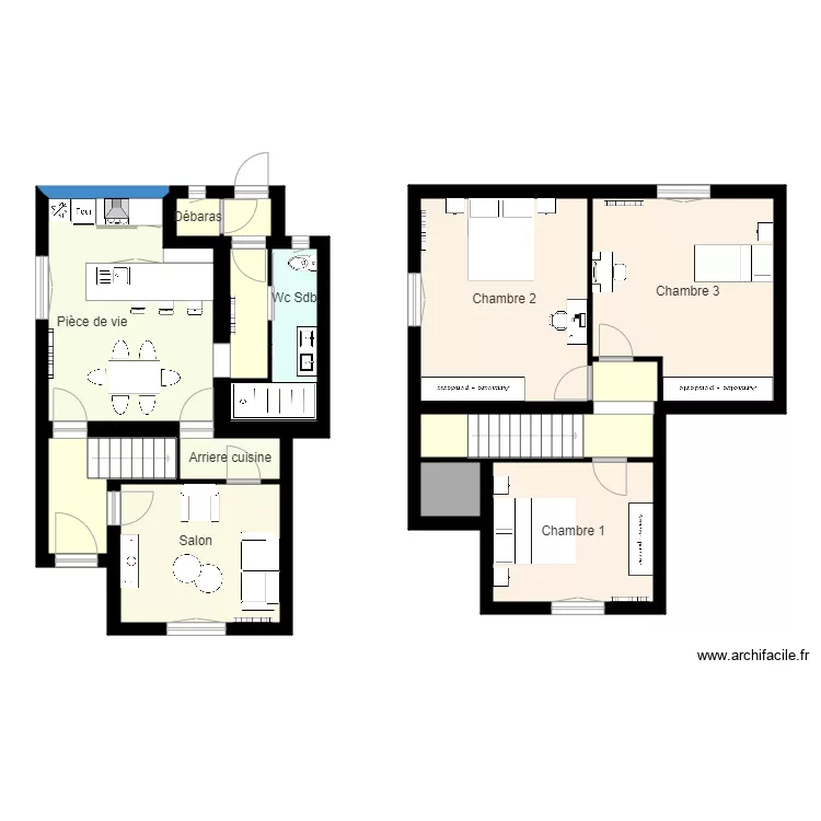 Projet BERSOT IMMOBILIER TAVAUX. Plan de 