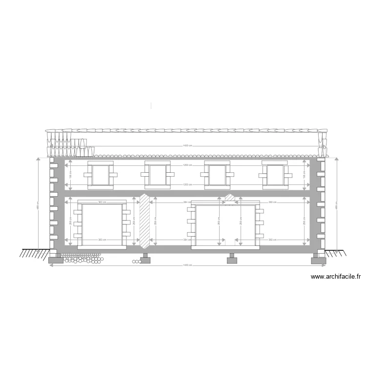 BERGERIE FACADE SUD FINAL. Plan de 