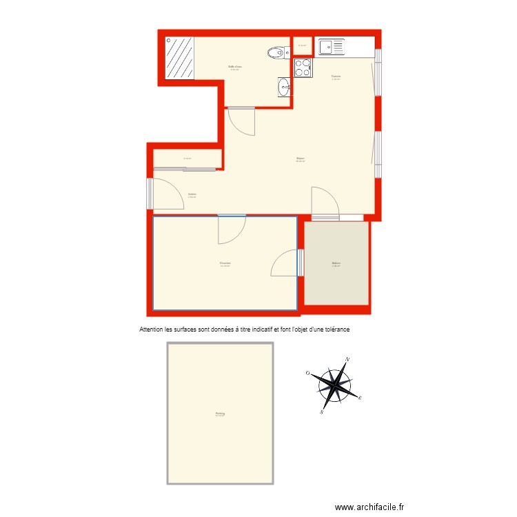 BI 2950 non côté. Plan de 0 pièce et 0 m2