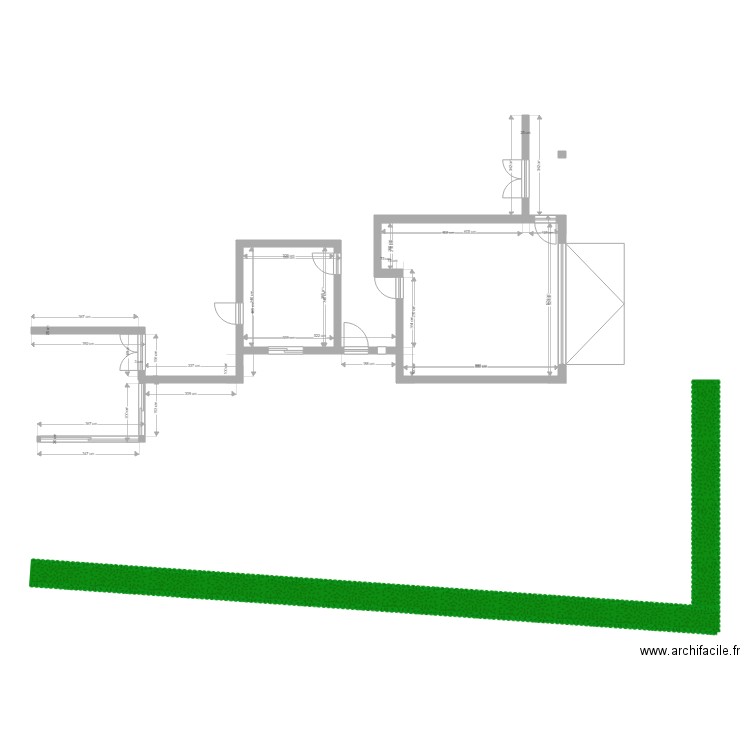 Plan origine Square des Mélilots. Plan de 0 pièce et 0 m2