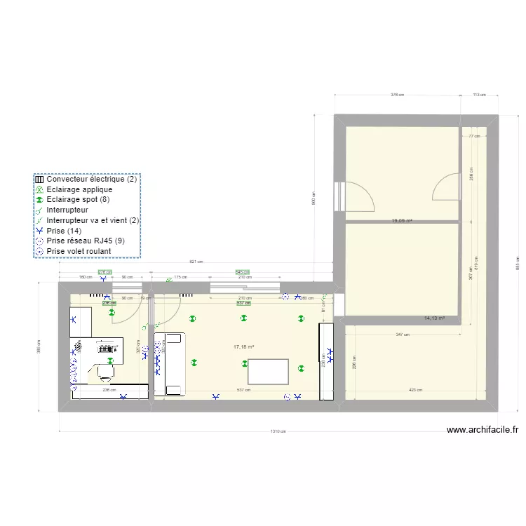 Bureau. Plan de Bureau. Plan de
