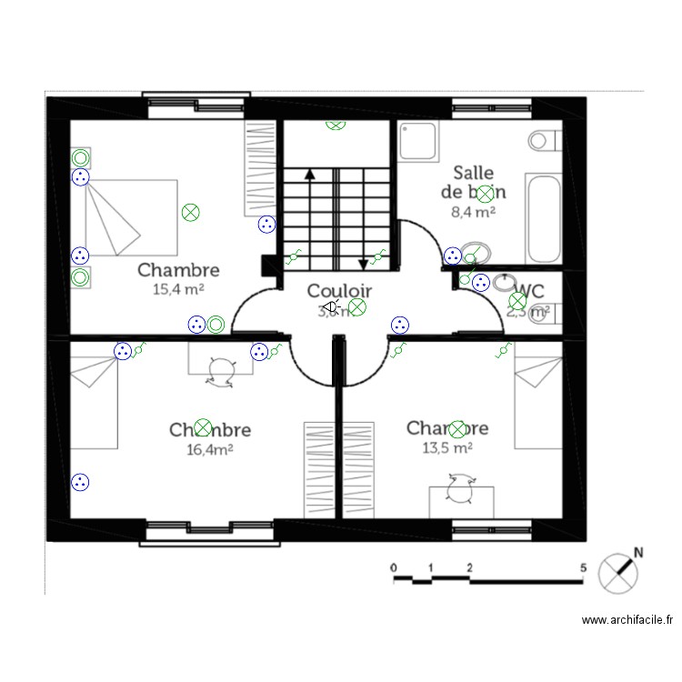 surélévation. Plan de 0 pièce et 0 m2