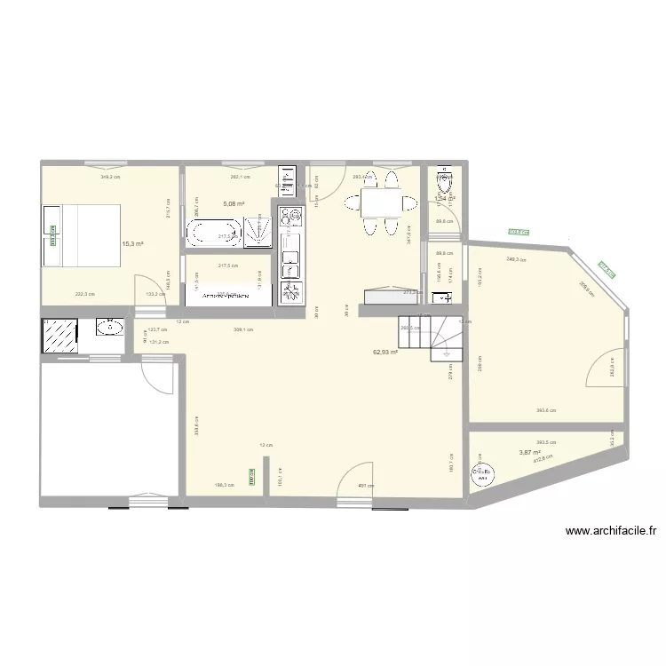 Maison Malvina Tranche 1 Bis. Plan de 