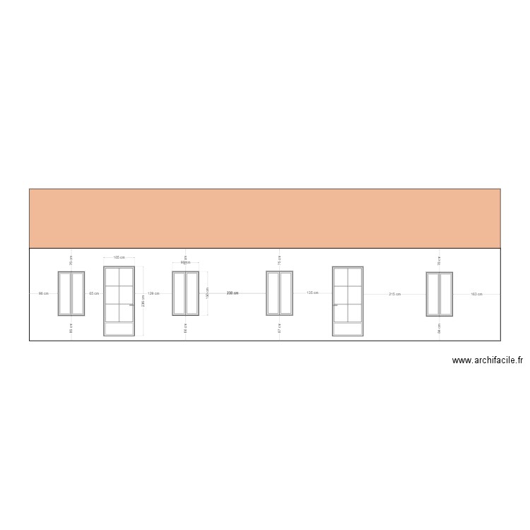 FACADE Vieux Mezerolles dimensions. Plan de 0 pièce et 0 m2