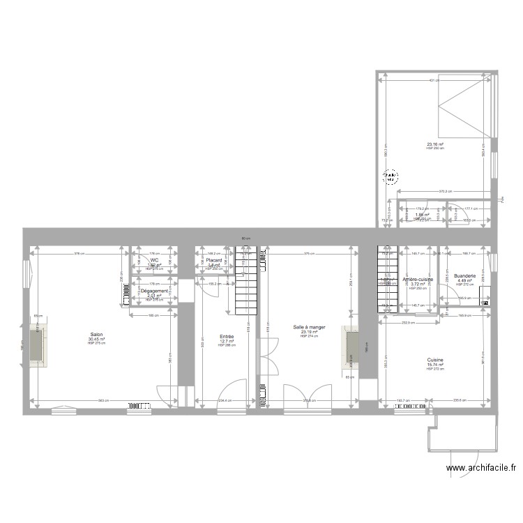 Projet Saint Loubès. Plan de 0 pièce et 0 m2