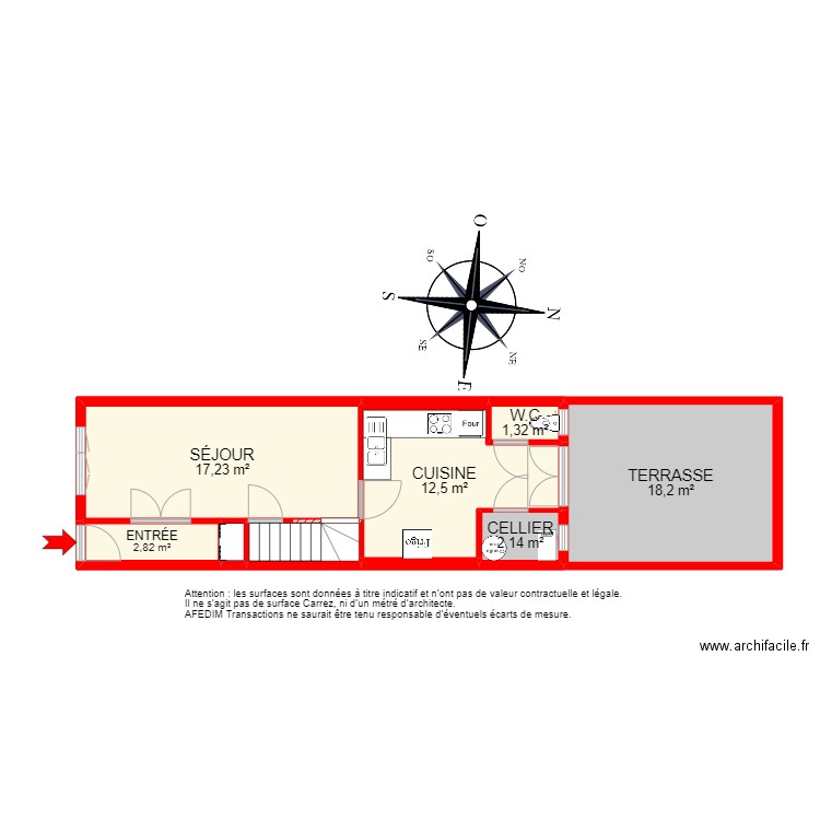 BI 8306 - . Plan de 24 pièces et 124 m2