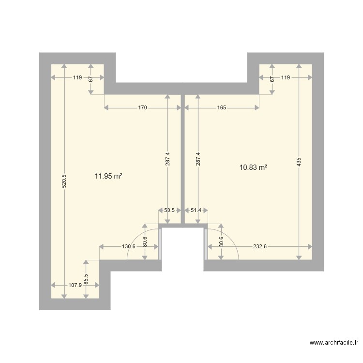 PARIS ETAGE SANS SDB . Plan de 0 pièce et 0 m2