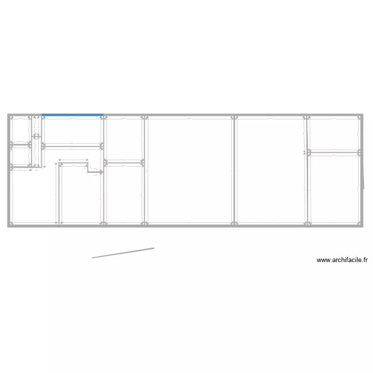 maison. Plan de 