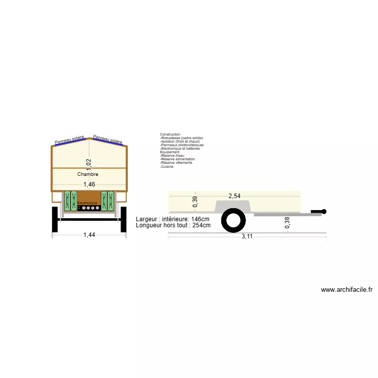 Ma remorque 03. Plan de 