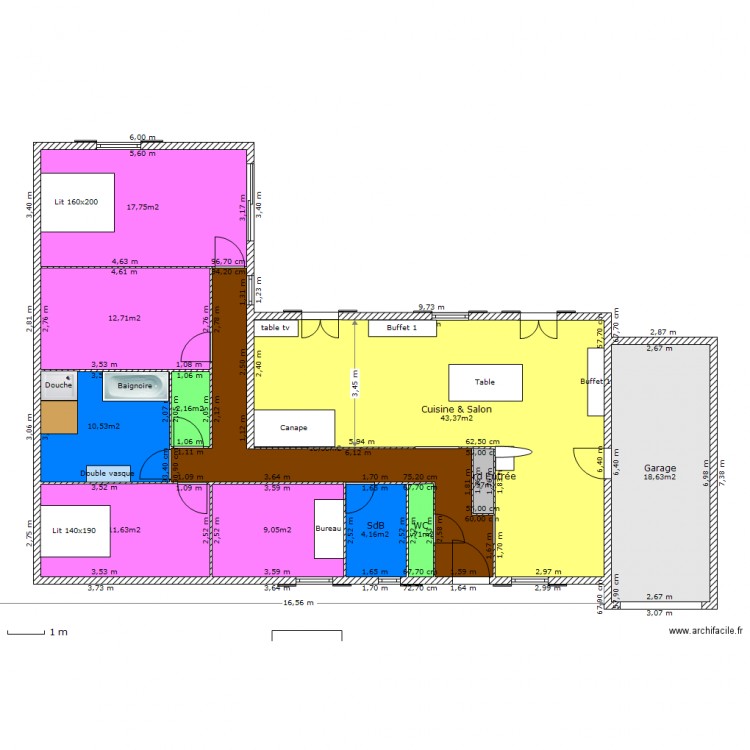 Agrandissement Phenix 2012 6.00m. Plan de 0 pièce et 0 m2